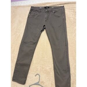 Liverpool Relaxed Straight Jeans Men Gray Size 38x34 Cotton Blend